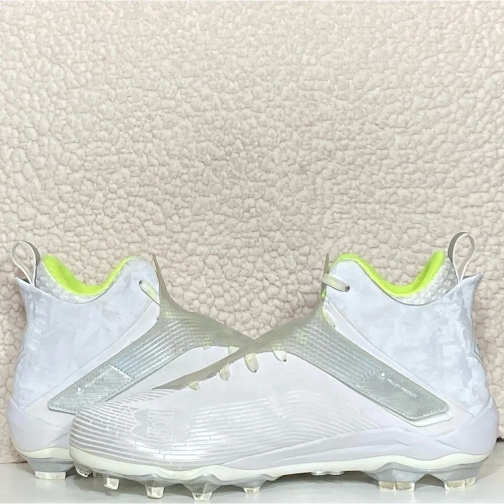 Under Armour Mens Highlight MC White Football Athletic Cleats Shoes SZ US 11.5 - Picture 7 of 11
